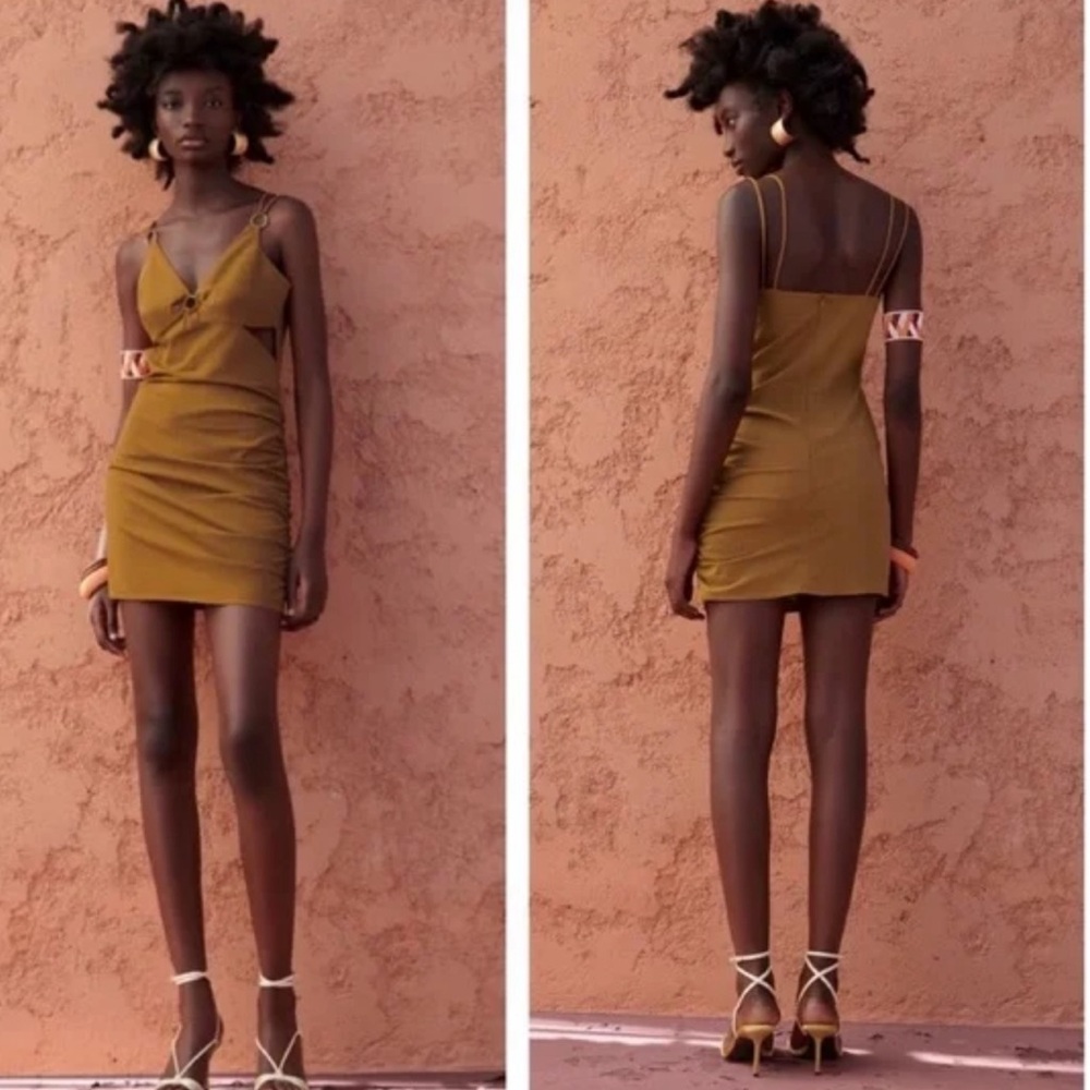 NWOT Zara cut out mini dress